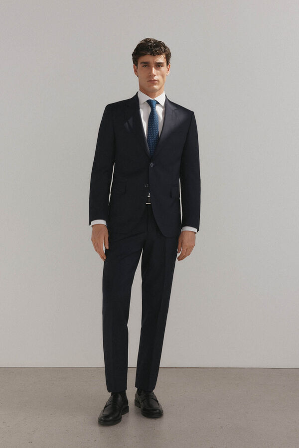 Pedro del Hierro Camisa social lisa que n&atilde;o pode ser passada a ferro + resistente a manchas Branco