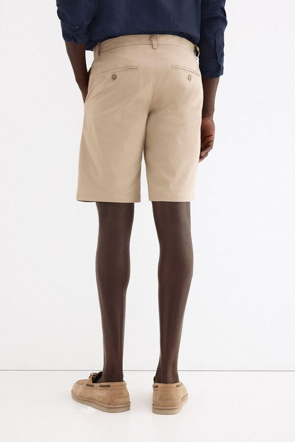 Pedro del Hierro Bermuda chino regular Beige