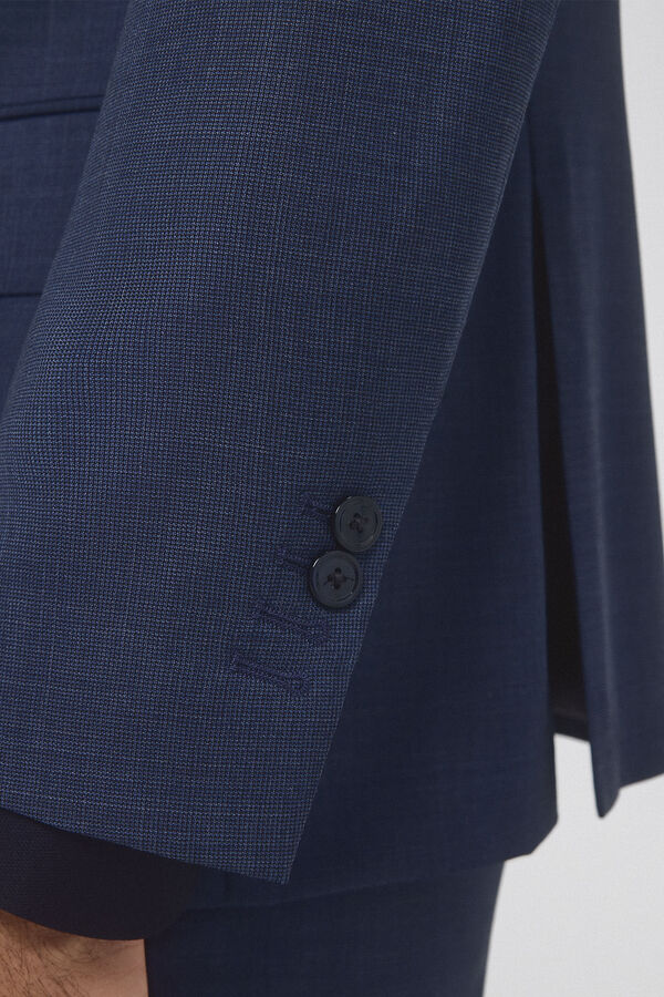 Pedro del Hierro Blazer fato estrutura Azul