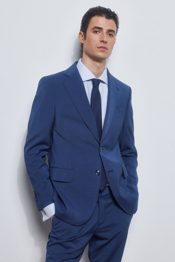 Pedro del Hierro Blazer azul slim fit Azul