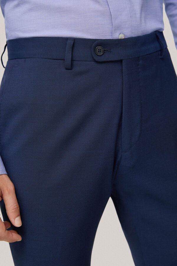 Pedro del Hierro Pantal&oacute;n traje azul en tailored fit Azul