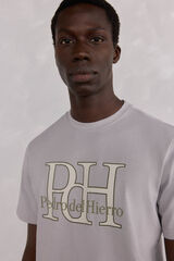 Pedro del Hierro Camiseta logo Gris