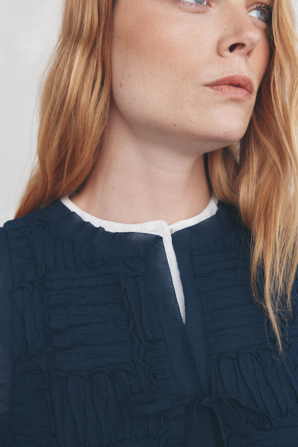 Pedro del Hierro Colete curto Azul