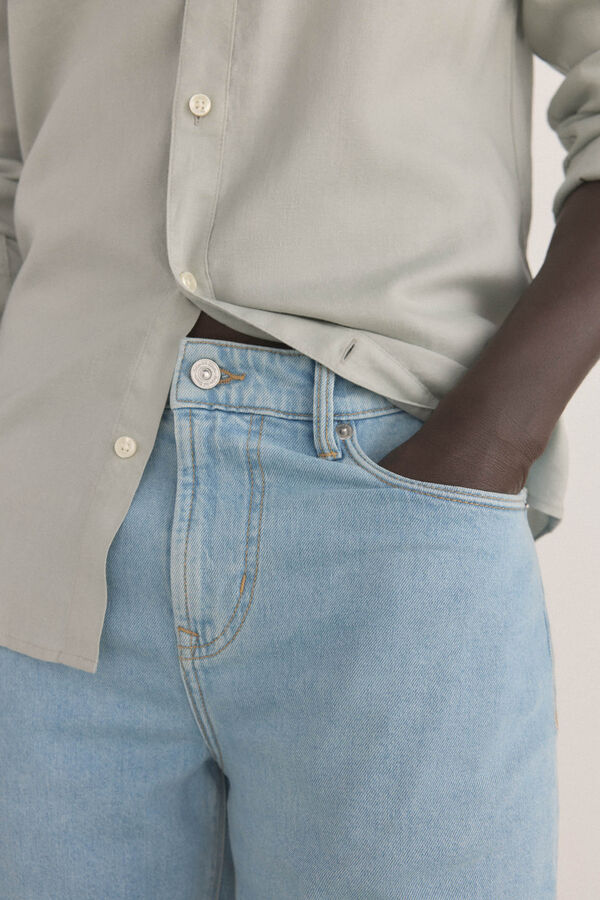 Pedro del Hierro Bermuda vaquera super ligera clara Azul