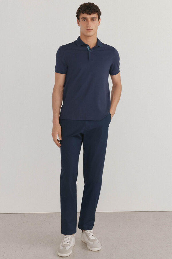Pedro del Hierro P&oacute;lo t&eacute;cnico Azul
