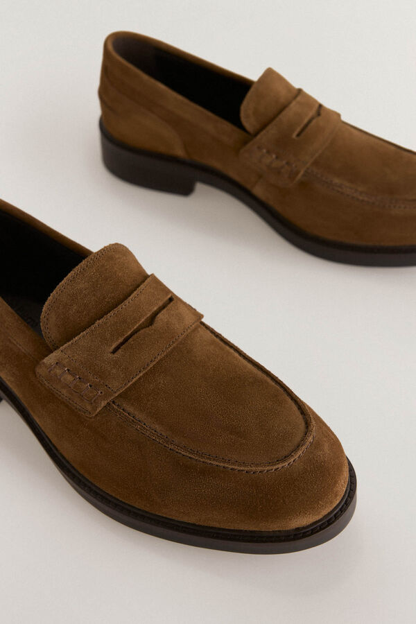 Pedro del Hierro Mocas&iacute;n sport piel Marr&oacute;n
