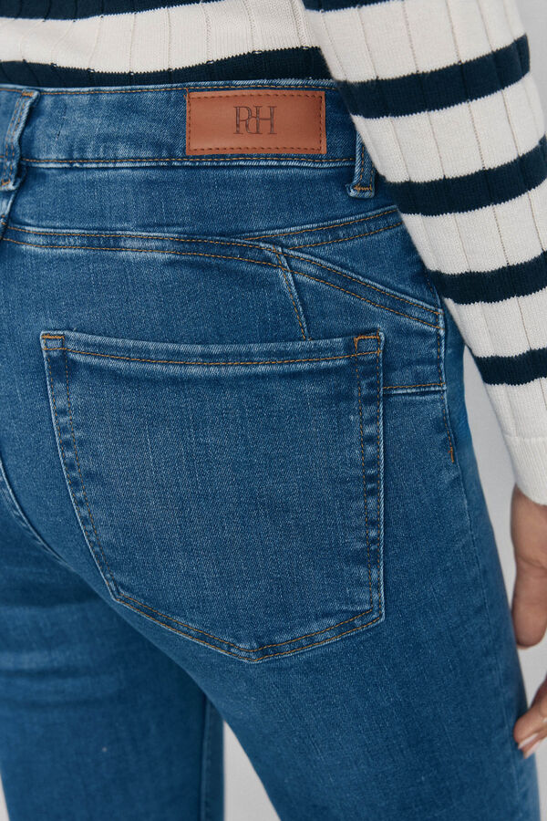 Pedro del Hierro empurrar jeans Azul