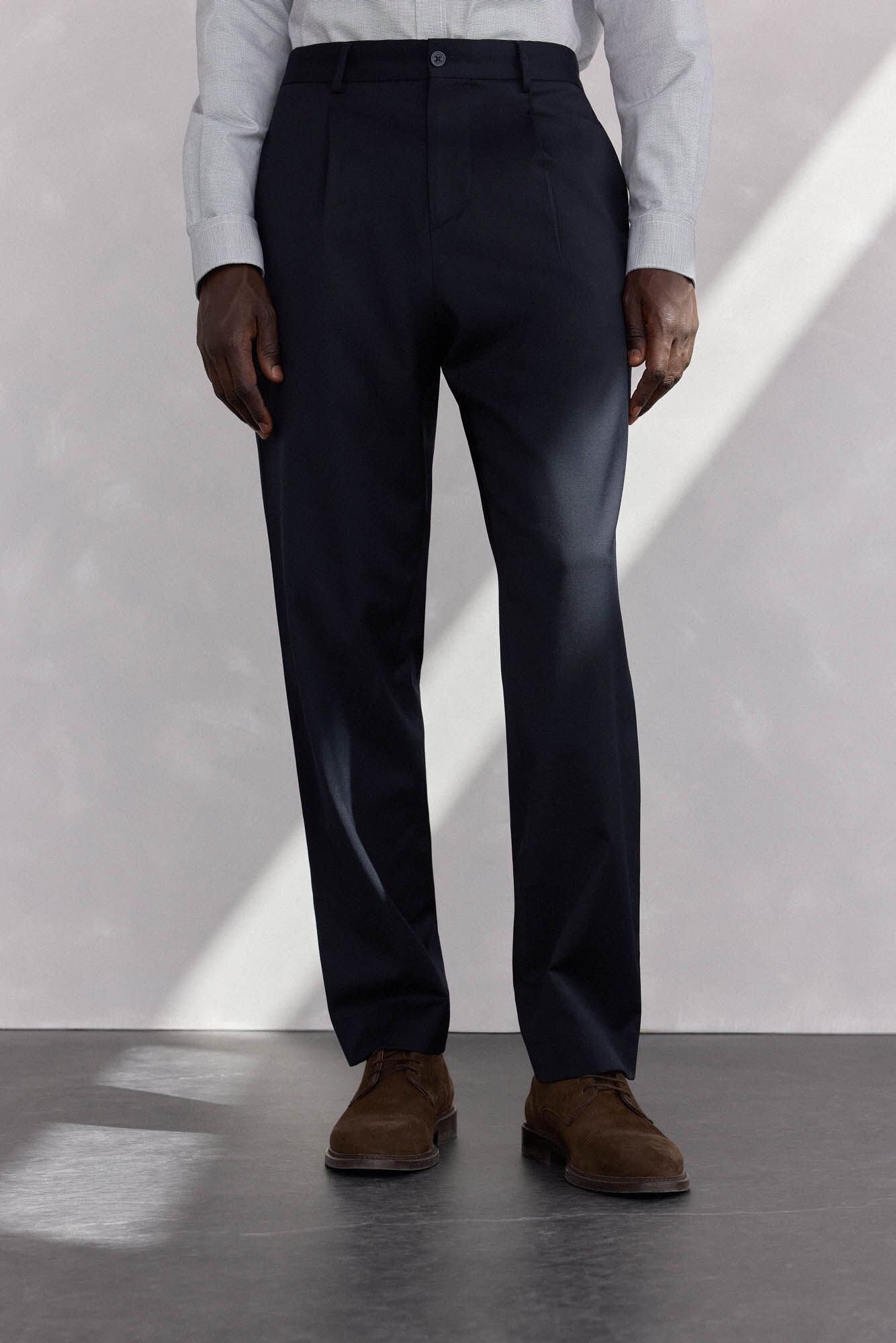 Pedro del Hierro Cal&ccedil;as plissadas de l&atilde;