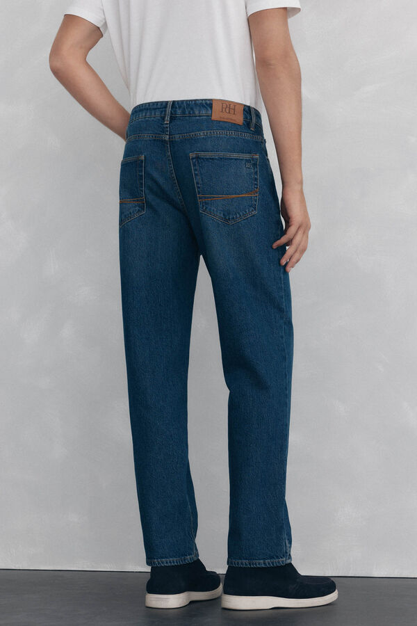 Pedro del Hierro Pantal&oacute;n vaquero straight fit Azul