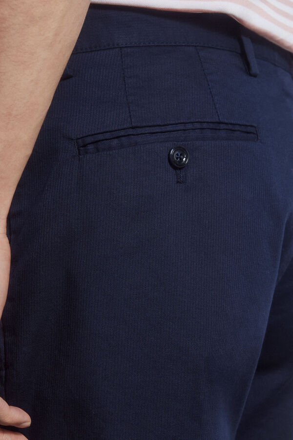 Pedro del Hierro Cal&ccedil;as bermuda chino premium flex  Azul