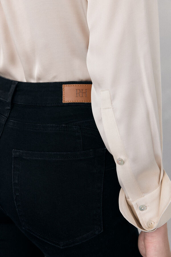 Pedro del Hierro Jeans push up flare Negro