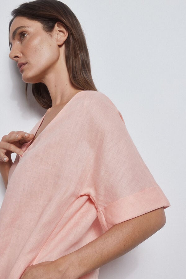 Pedro del Hierro Tunica lino Rojo