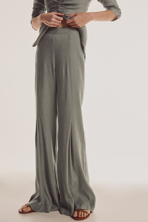 Pedro del Hierro Pantal&oacute;n flare Verde