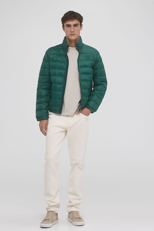 Pedro del Hierro Blus&atilde;o ultraleve imperme&aacute;vel Verde