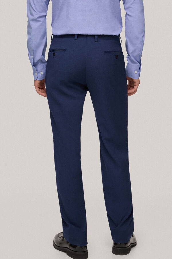 Pedro del Hierro Pantal&oacute;n traje azul en tailored fit Azul