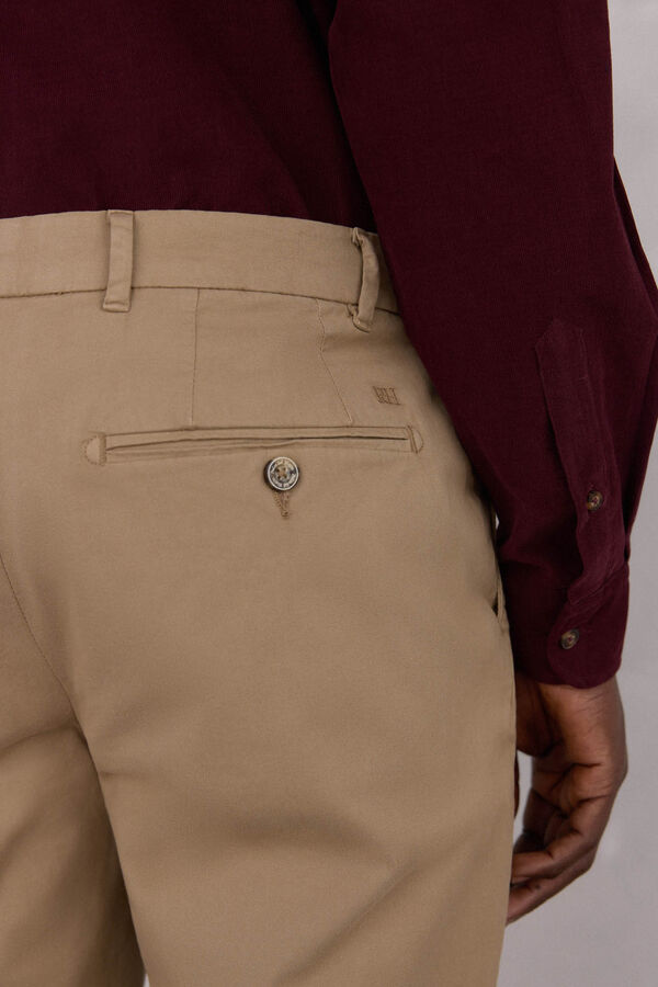 Pedro del Hierro Cal&ccedil;as cal&ccedil;as chino premium de regular fit Beige