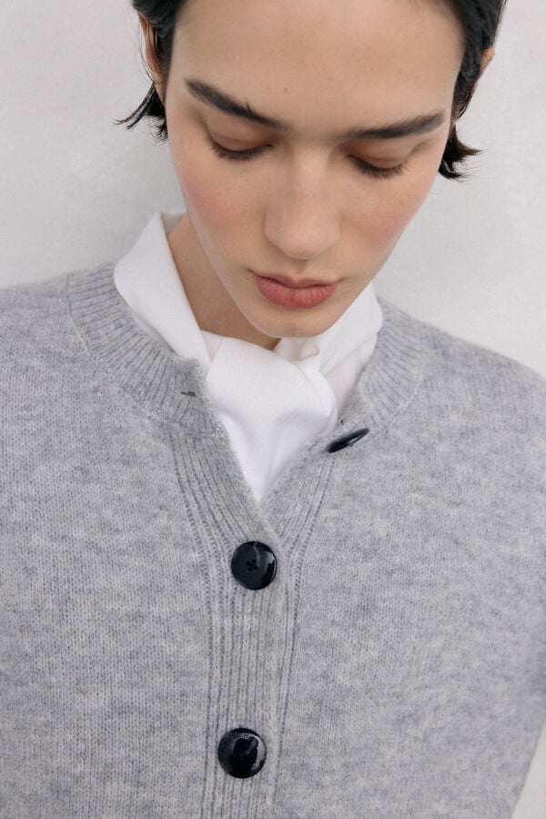 Pedro del Hierro C&aacute;rdigan de punto Gris