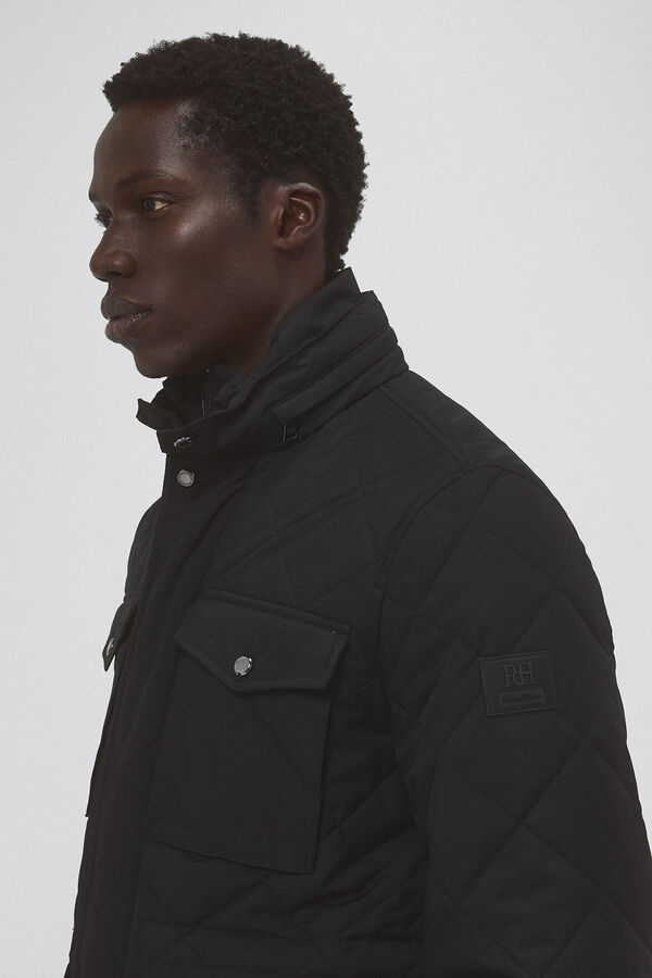 Pedro del Hierro Casaco acolchoado Preto