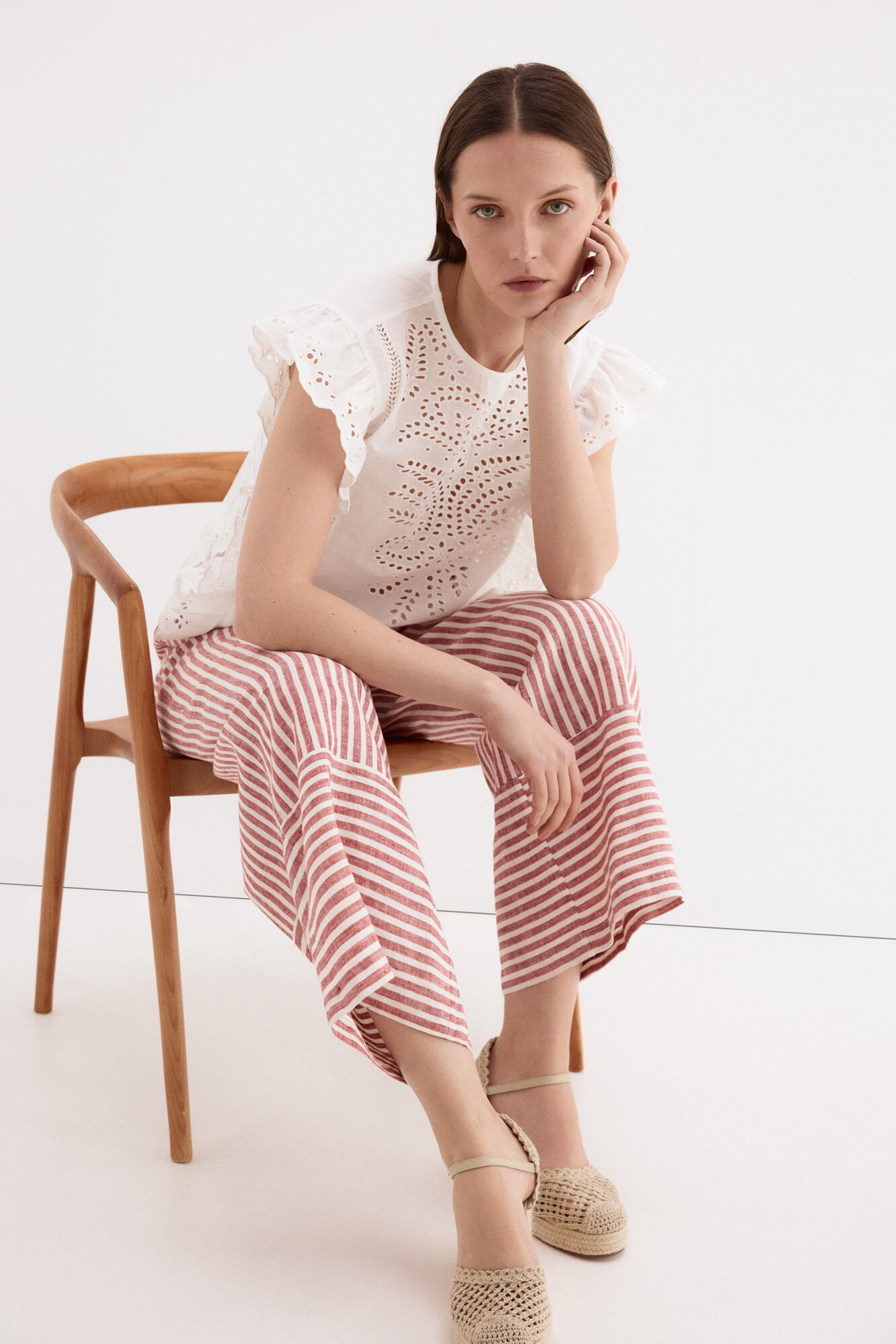 Pedro del Hierro T-shirt sem mangas com dourados