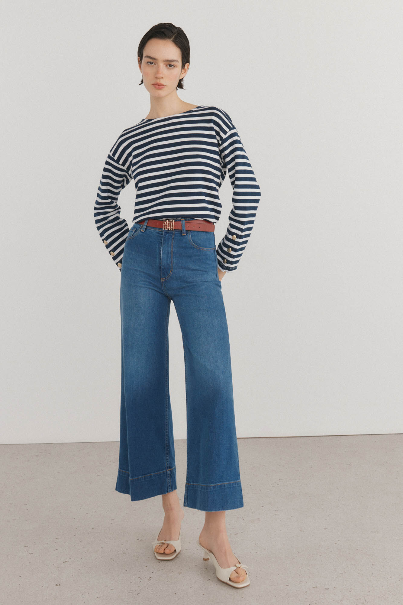 Pedro del Hierro Sudadera b&aacute;sica rayas