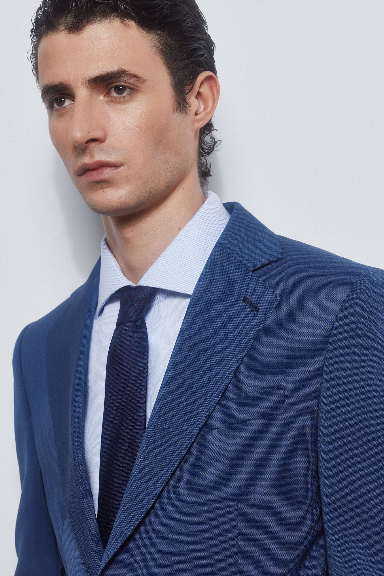 Pedro del Hierro Blazer azul slim fit