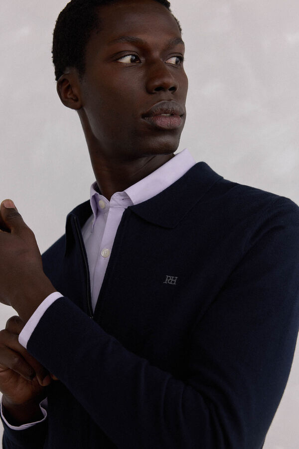 Pedro del Hierro Casaco de malha Azul