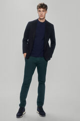 Pedro del Hierro cal&ccedil;as chino estampadas premium flex slim fit Verde