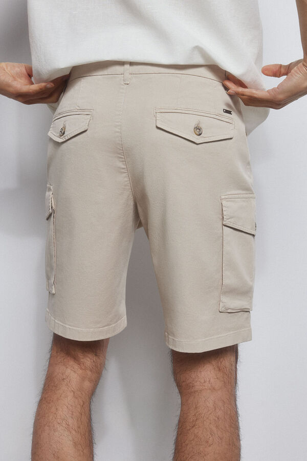 Pedro del Hierro Bermuda cargo Beige