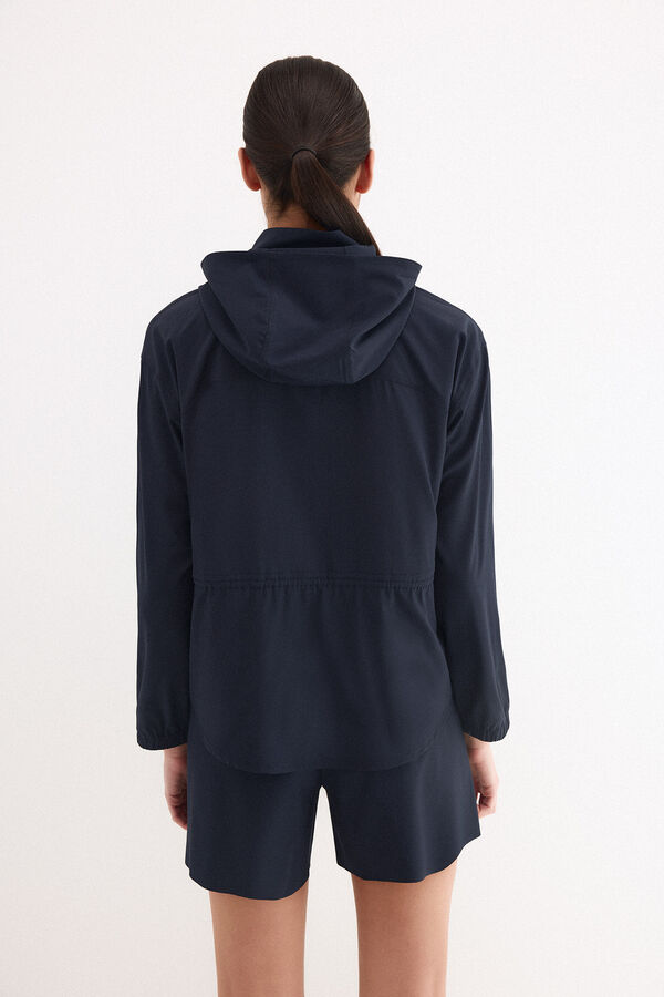Pedro del Hierro Sudadera tejido t&eacute;cnico peplum Azul