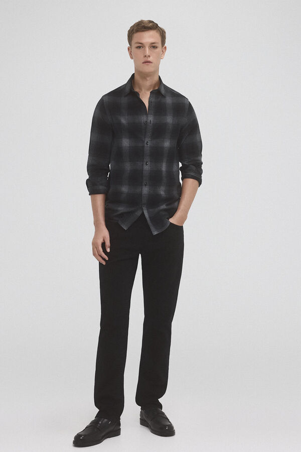 Pedro del Hierro Cal&ccedil;as de ganga premium flex regular fit Preto