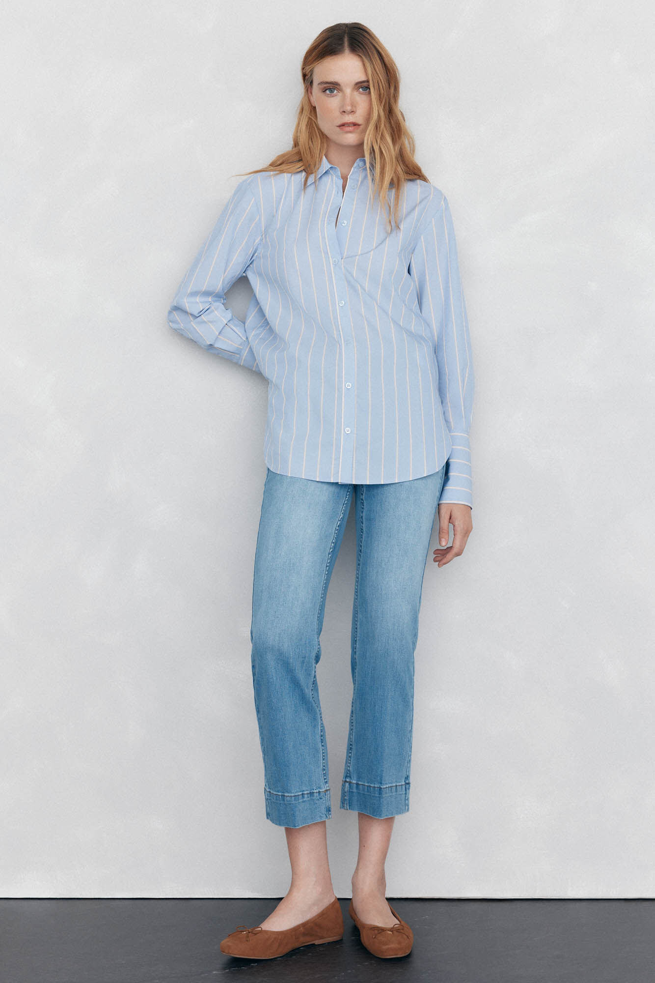 Pedro del Hierro Cal&ccedil;a jeans cropped Stovepipe