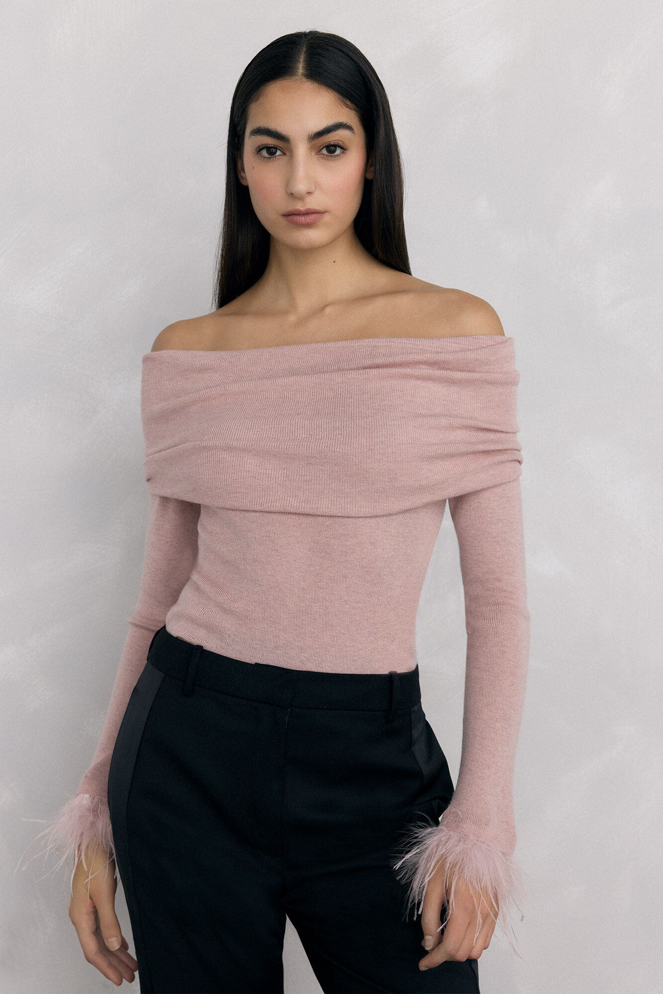 Pedro del Hierro Jersey plumas pu&ntilde;o