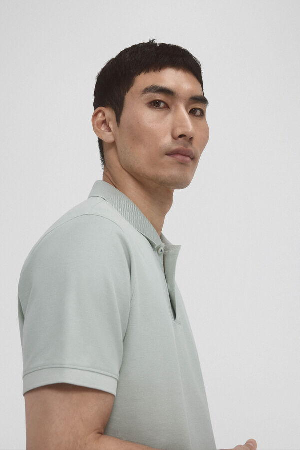 Pedro del Hierro Polo b&aacute;sico piqu&eacute; Verde
