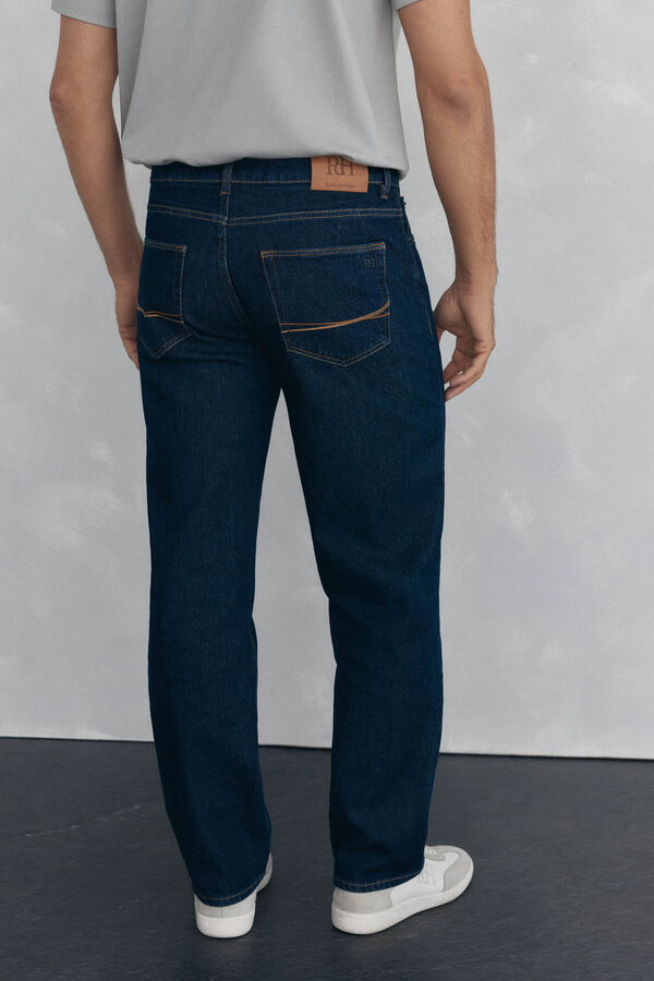Pedro del Hierro Cal&ccedil;as de ganga straight fit Azul