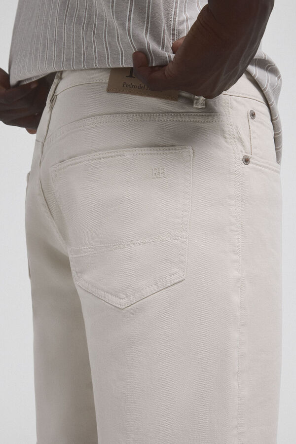 Pedro del Hierro Bermuda denim cor Beige