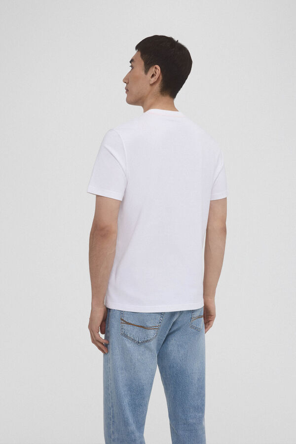 Pedro del Hierro T-shirt logo grande  Branco