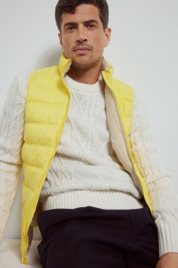 Pedro del Hierro Chaleco ultraligero impermeable Amarillo