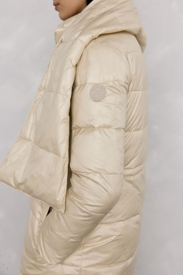 Pedro del Hierro Parka longo Ecru
