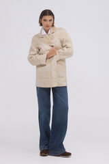 Pedro del Hierro Abrigo doble faz Beige