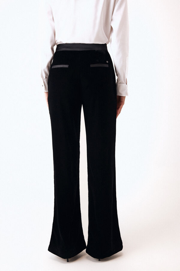 Pedro del Hierro Pantal&oacute;n flare combinado Negro