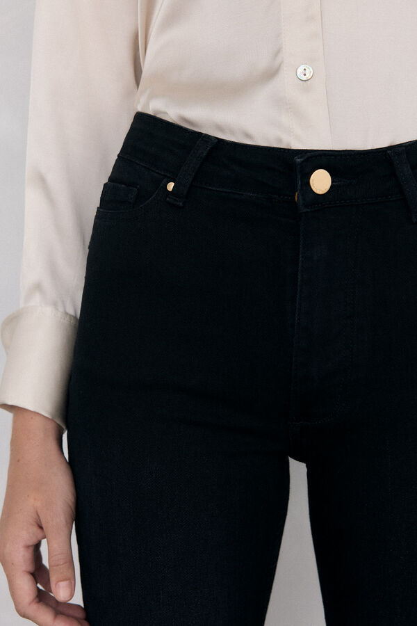 Pedro del Hierro Jeans push up flare Negro