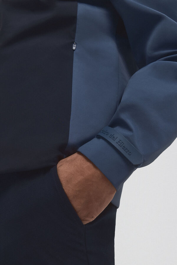 Pedro del Hierro Cortavientos bicolor golf Azul