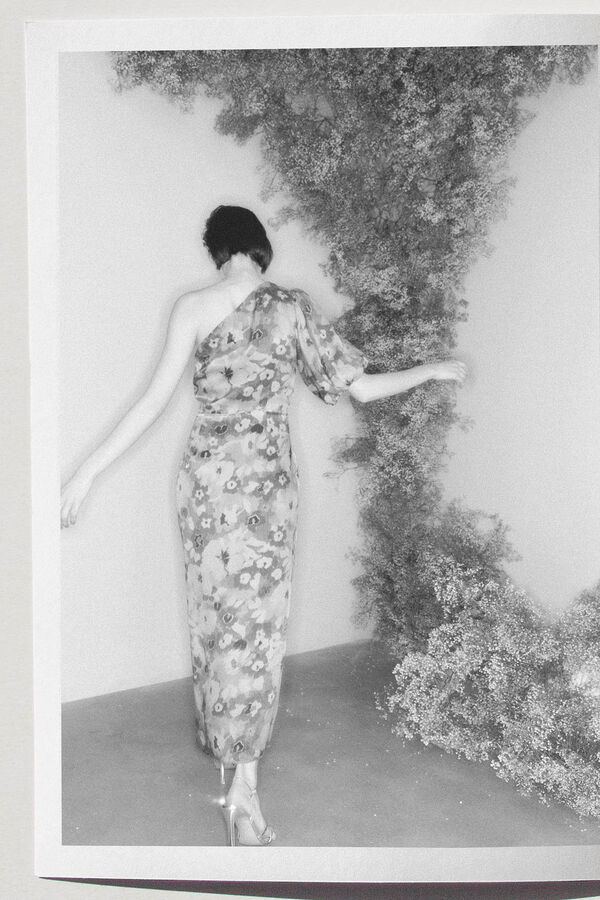 TFP by Tamara Falcó Isabel Vestido estampado floral Azul