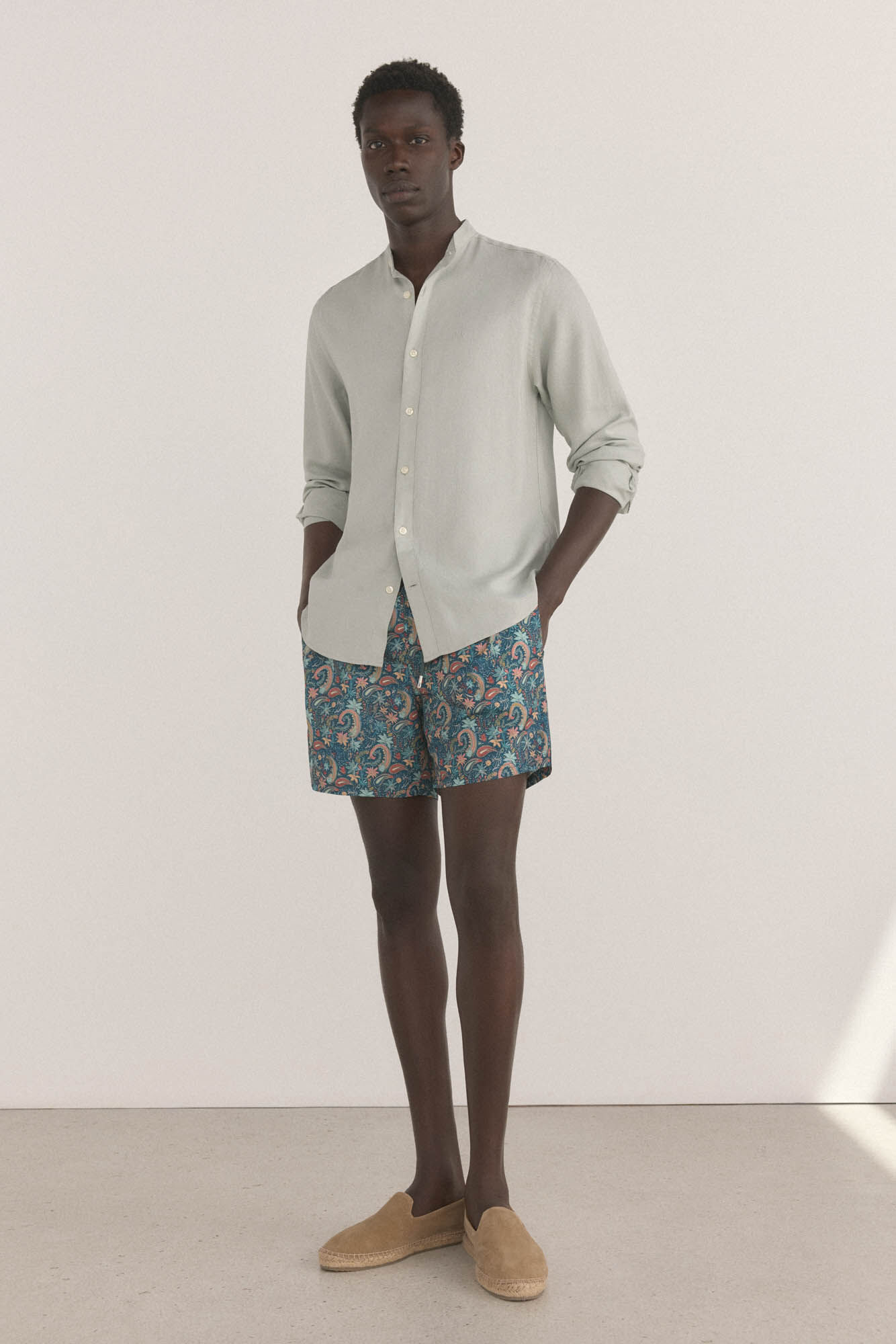 Pedro del Hierro Ba&ntilde;ador estampado floral grande