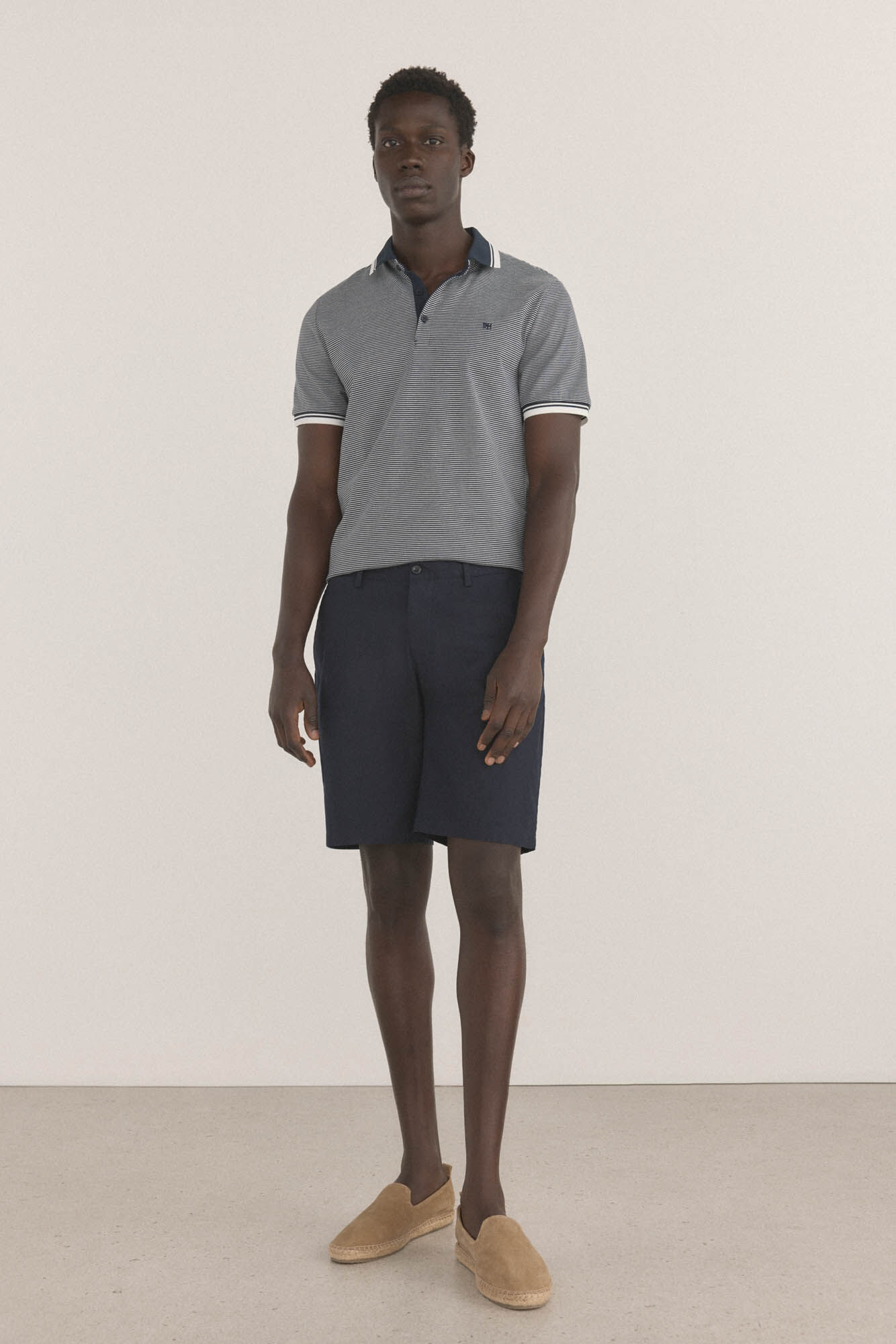 Pedro del Hierro Shorts cal&ccedil;as chino com estampa regular