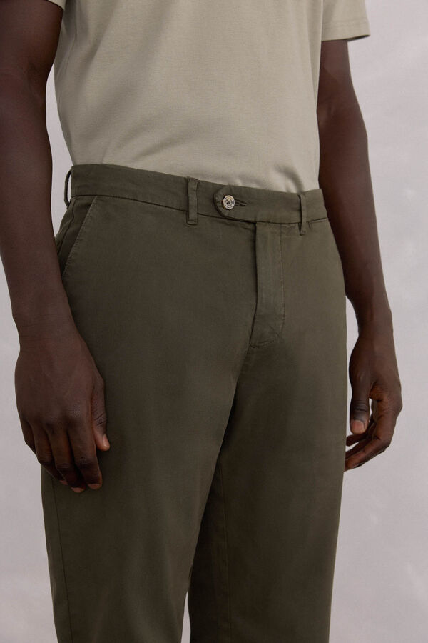 Pedro del Hierro Cal&ccedil;as cal&ccedil;as chino premium de regular fit Verde