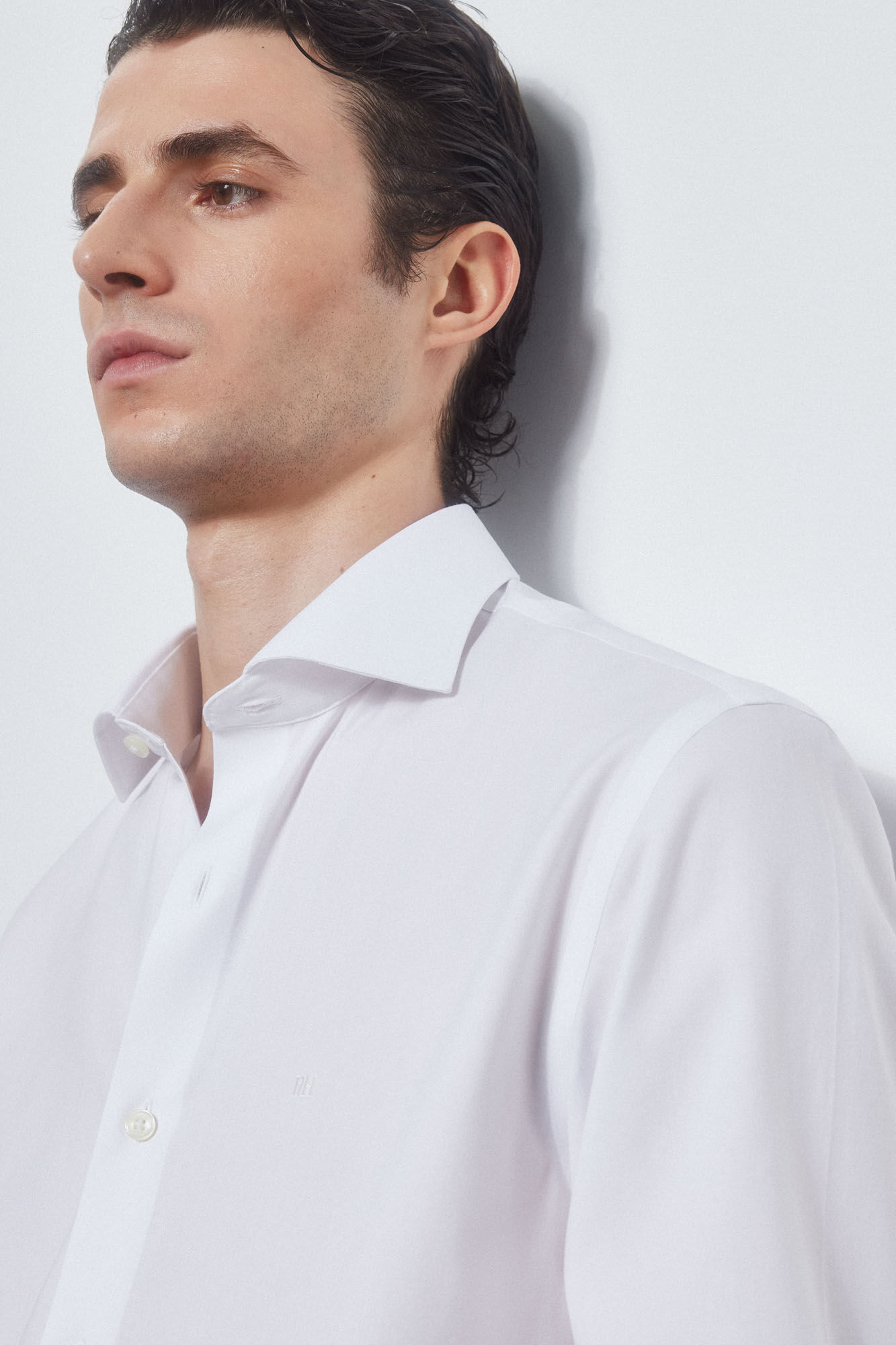 Pedro del Hierro camisa formal lisa non iron + antimanchas