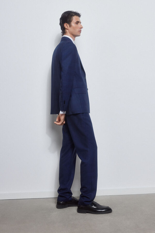 Pedro del Hierro Cal&ccedil;as quadrados tailored fit Azul