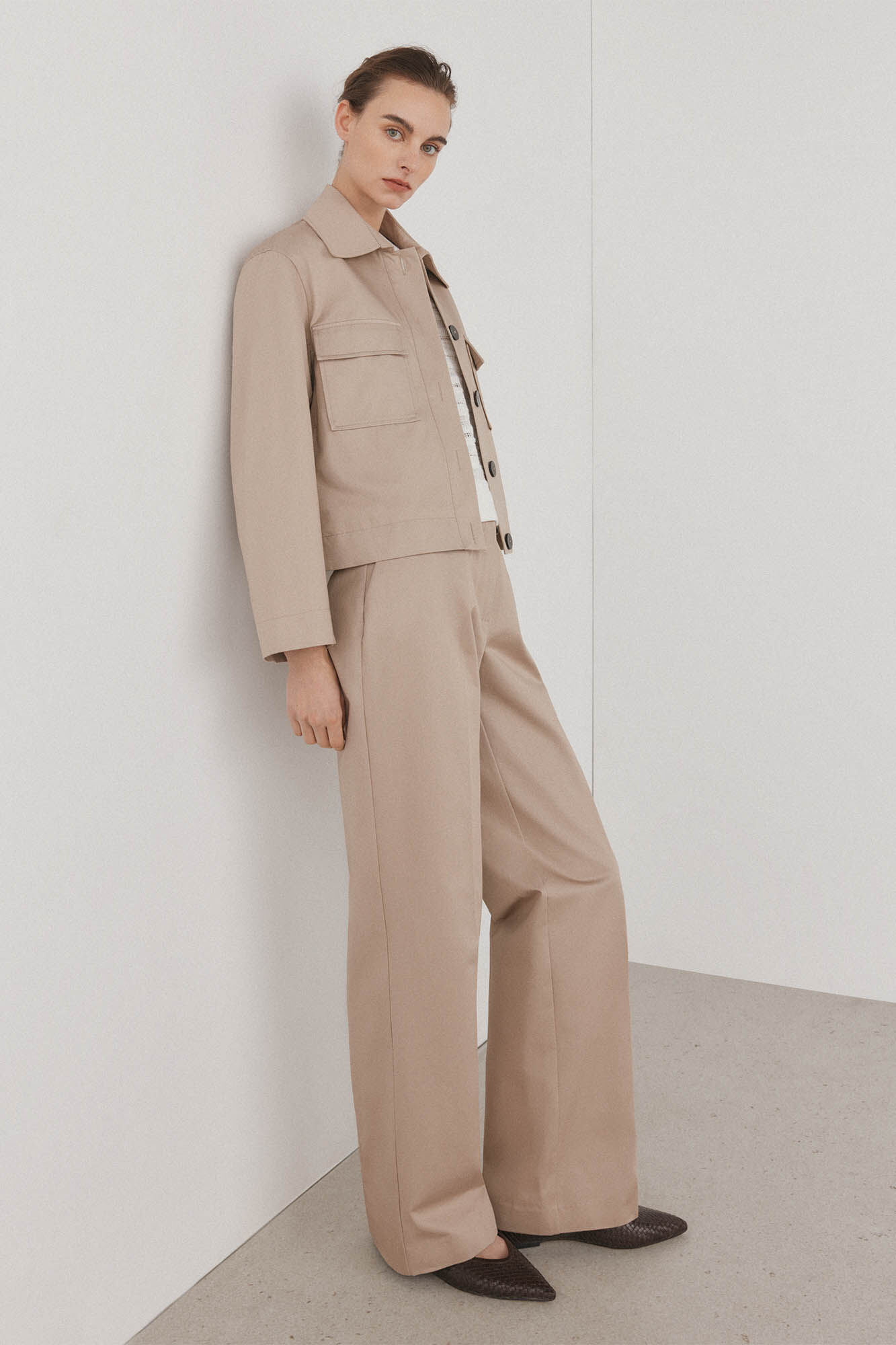 Pedro del Hierro Pantal&oacute;n recto arena