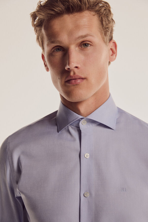 Pedro del Hierro Camisa Non Iron vestir tailored fit Azul